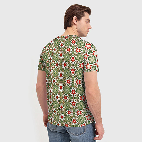 Мужская футболка Геометрическая метаморфоза / 3D-принт – фото 4