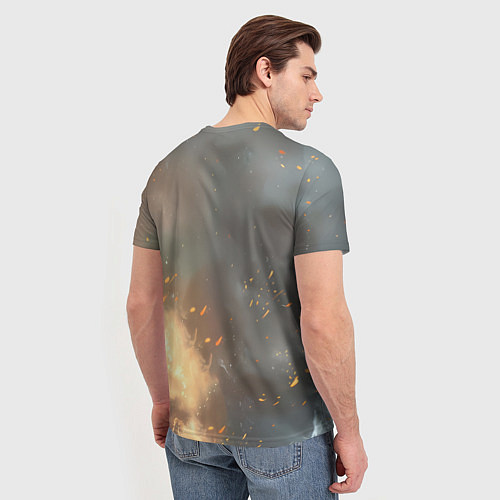 Мужская футболка Цири в мультяшном стиле / 3D-принт – фото 4