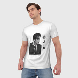 Футболка мужская Джин bts, цвет: 3D-принт — фото 2