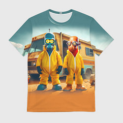 Мужская футболка Zoidberg and Bender - Breaking bad soap opera