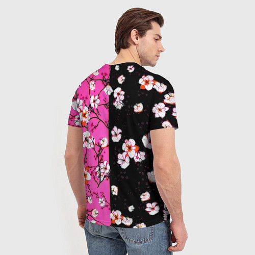 Мужская футболка Liverpool весенние цветы / 3D-принт – фото 4