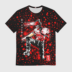 Мужская футболка Человек-бензопила