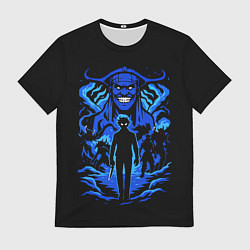 Мужская футболка Аниме Поднятие уровня в одиночку