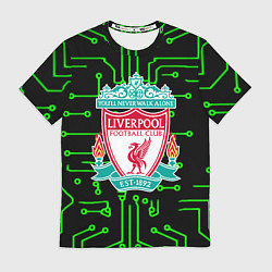 Мужская футболка Liverpool плата текстура