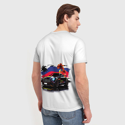 Мужская футболка Mercedes amg / 3D-принт – фото 4