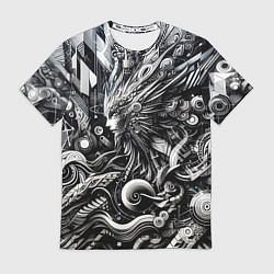 Мужская футболка Abstraction cyber pattern - ai art fantasy