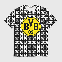 Мужская футболка Borussia pattern geometry