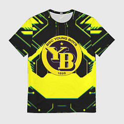 Мужская футболка Янг Бойз спортивная геометрия линии