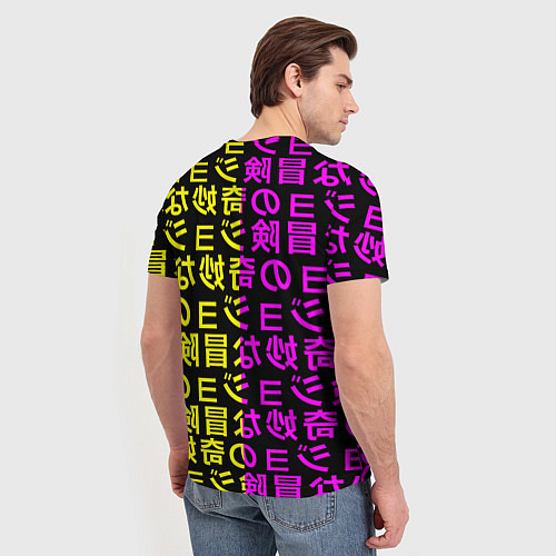 Мужская футболка Ливерпуль японские символы паттерн / 3D-принт – фото 4