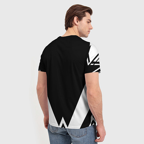 Мужская футболка Real Madrid геометрия спорт / 3D-принт – фото 4