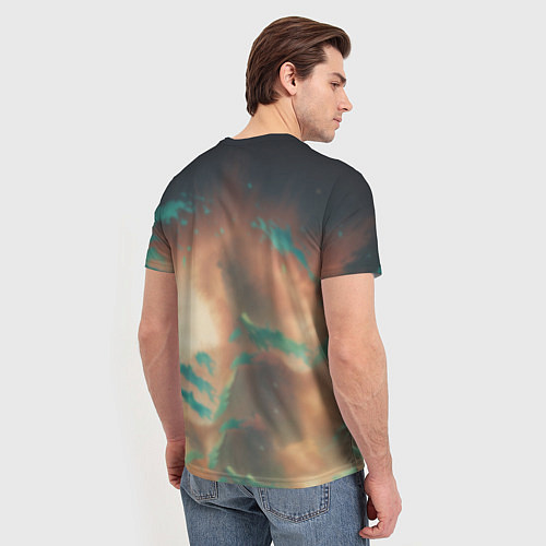 Мужская футболка Маомао на фоне облаков / 3D-принт – фото 4