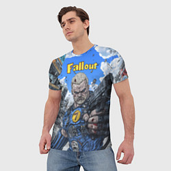 Футболка мужская Fallout брутальный седьмой, цвет: 3D-принт — фото 2