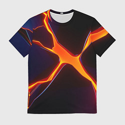 Мужская футболка Orange rift