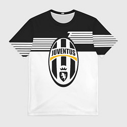 Мужская футболка Juventus полосы линии