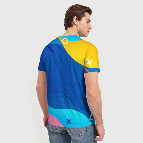 Мужская футболка Это рофл если что - смайлик / 3D-принт – фото 4