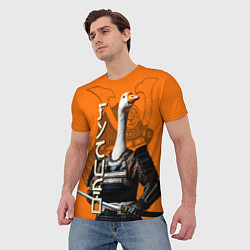 Футболка мужская Гусидо - путь гуся, цвет: 3D-принт — фото 2