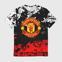 Мужская футболка Манчестер Юнайтед краски