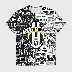 Мужская футболка Juventus рок музыка