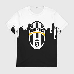 Мужская футболка Juventus капли красок