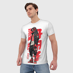 Футболка мужская Bot raven, цвет: 3D-принт — фото 2