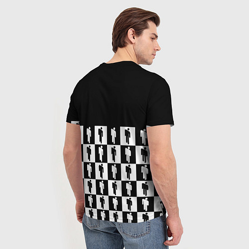 Мужская футболка Манчестер Юнайтед люди паттерн / 3D-принт – фото 4