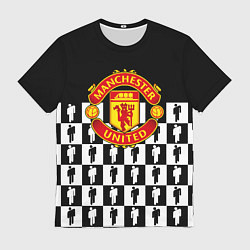 Мужская футболка Манчестер Юнайтед люди паттерн