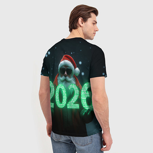 Мужская футболка Кибер дед / 3D-принт – фото 4