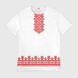 Мужская футболка Славянская вышиванка рубаха