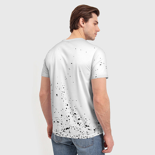 Мужская футболка Juventus краски текстура всплеск / 3D-принт – фото 4