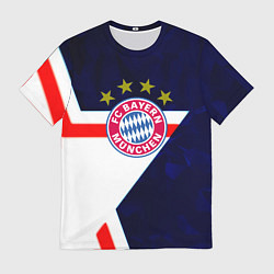 Мужская футболка Бавария звезды геометрия