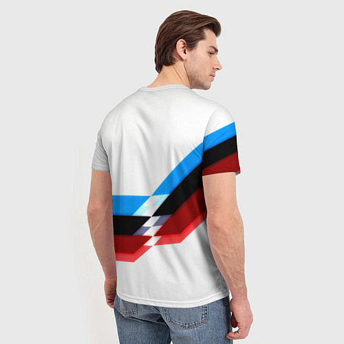 Мужская футболка Бавария Мюнхен геометрия спорт / 3D-принт – фото 4