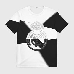Мужская футболка Реал Мадрид геометрия полосы