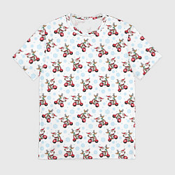 Мужская футболка Рождественские гонщики