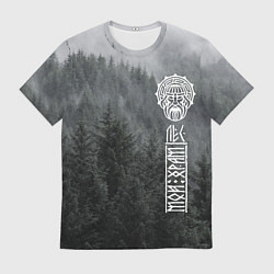 Мужская футболка Древние боги суровых лесов