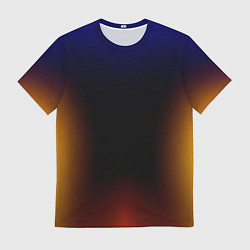 Футболка мужская Color black red blue, цвет: 3D-принт