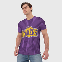 Футболка мужская NBA Los Angeles Lakers, цвет: 3D-принт — фото 2
