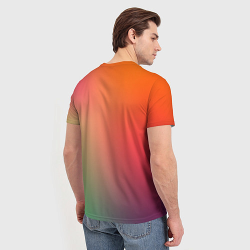 Мужская футболка Color multicolored / 3D-принт – фото 4