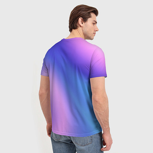 Мужская футболка Color multicolored gradient / 3D-принт – фото 4