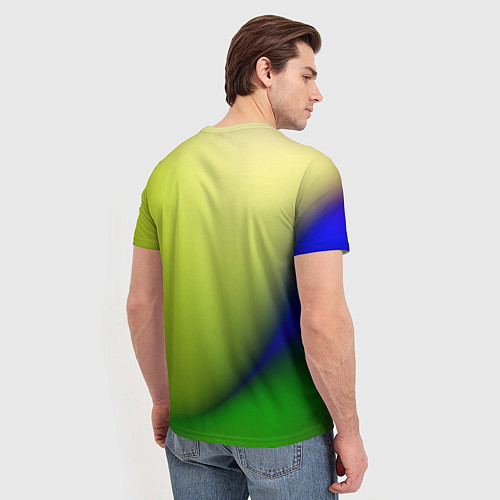 Мужская футболка The color is multicolored / 3D-принт – фото 4