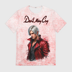 Мужская футболка Данте - дьявол может плакать