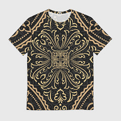 Футболка мужская Орнамент славянский позолота, цвет: 3D-принт