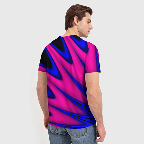 Мужская футболка Multicolored color neon / 3D-принт – фото 4