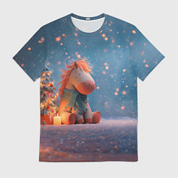 Мужская футболка Игрушечная лошадка 2026
