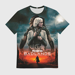 Мужская футболка Главные герои Хищник планета смерти