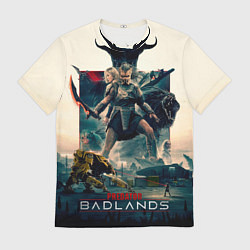 Мужская футболка Персонажи из Хищник планета смерти