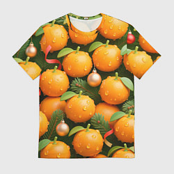 Футболка мужская Мандариновое настроение, цвет: 3D-принт