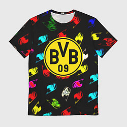 Мужская футболка Borussia хвост феи неон