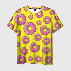 Мужская футболка Пончики Гомера