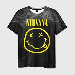 Мужская футболка Nirvana Smoke