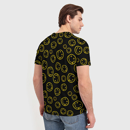 Мужская футболка Nirvana Pattern / 3D-принт – фото 4